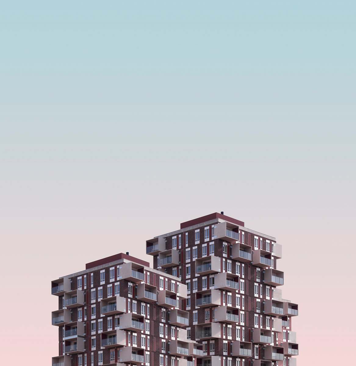 urban brown and white high-rise buildings town